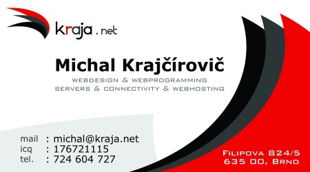 Michal Krajčírovič - vizitka